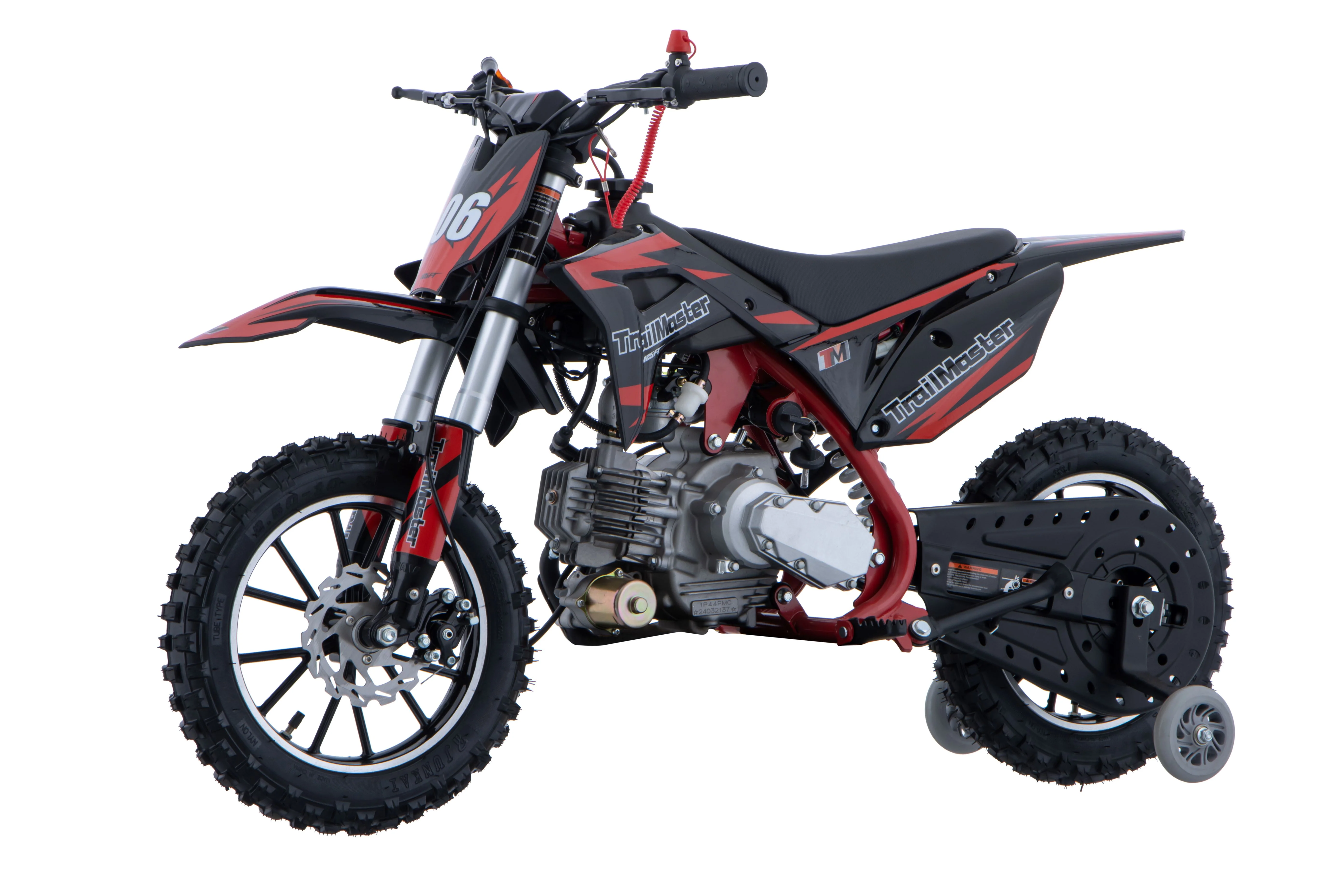 TrailMaster TM06 60cc Gas Dirt Bike, with Electric Start, Automatic, Training Wheels Included, Ages 6-9 - Image 7