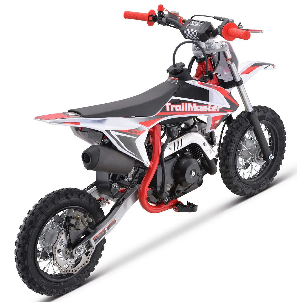 TrailMaster TM10 110cc Dirt Bike 4-Speed Auto Clutch, Dual Disc (10/10), Ages 8-12 - Image 6
