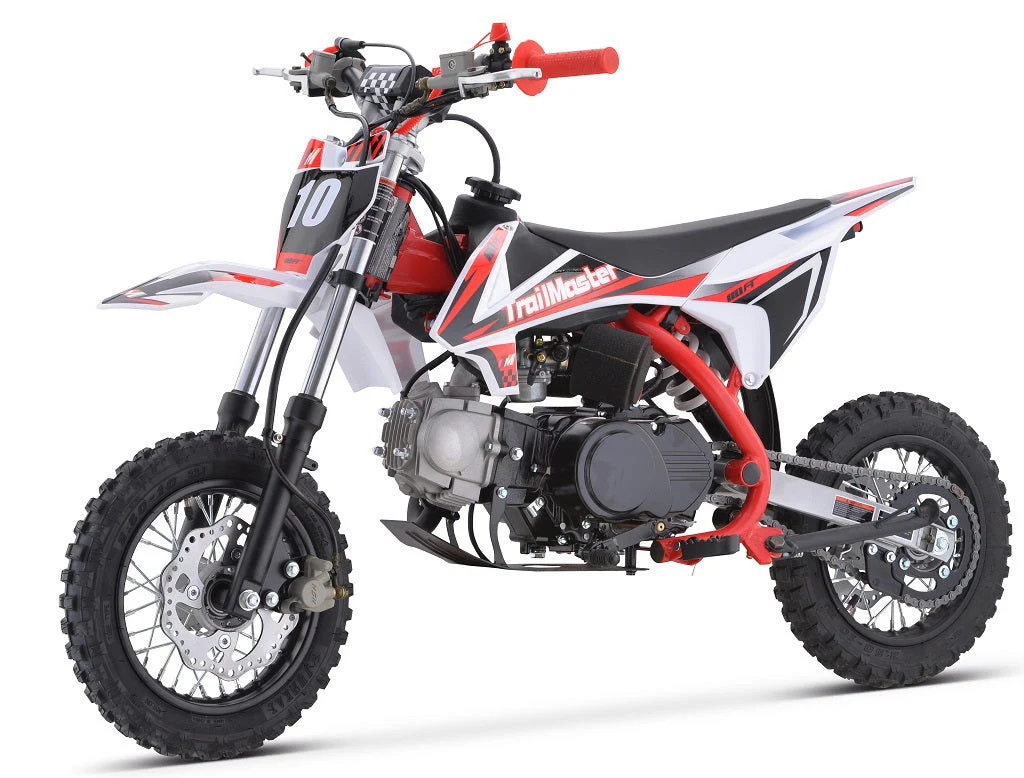 TrailMaster TM10 110cc Dirt Bike 4-Speed Auto Clutch, Dual Disc (10/10), Ages 8-12 - Image 9