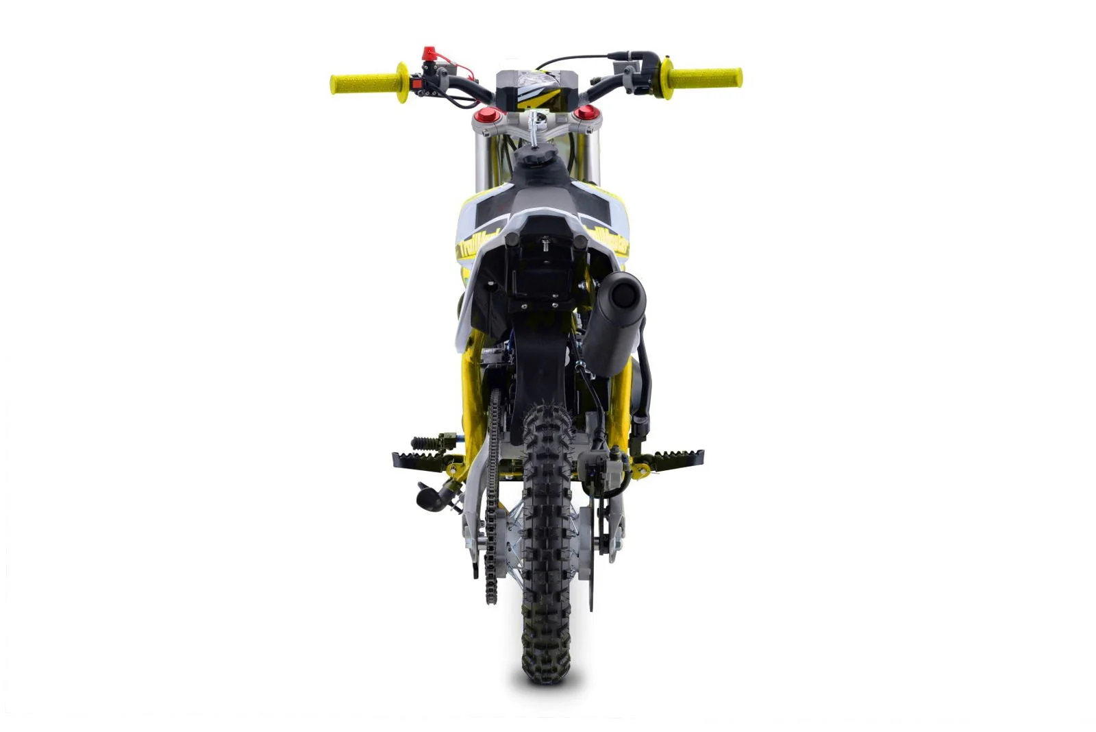 TrailMaster TM15 110cc Dirt Bike, 4-Speed Semi-Auto, Electric Start w/Kick backup, Dual Disc Brakes (12/10) Ages 8-12 - Image 12