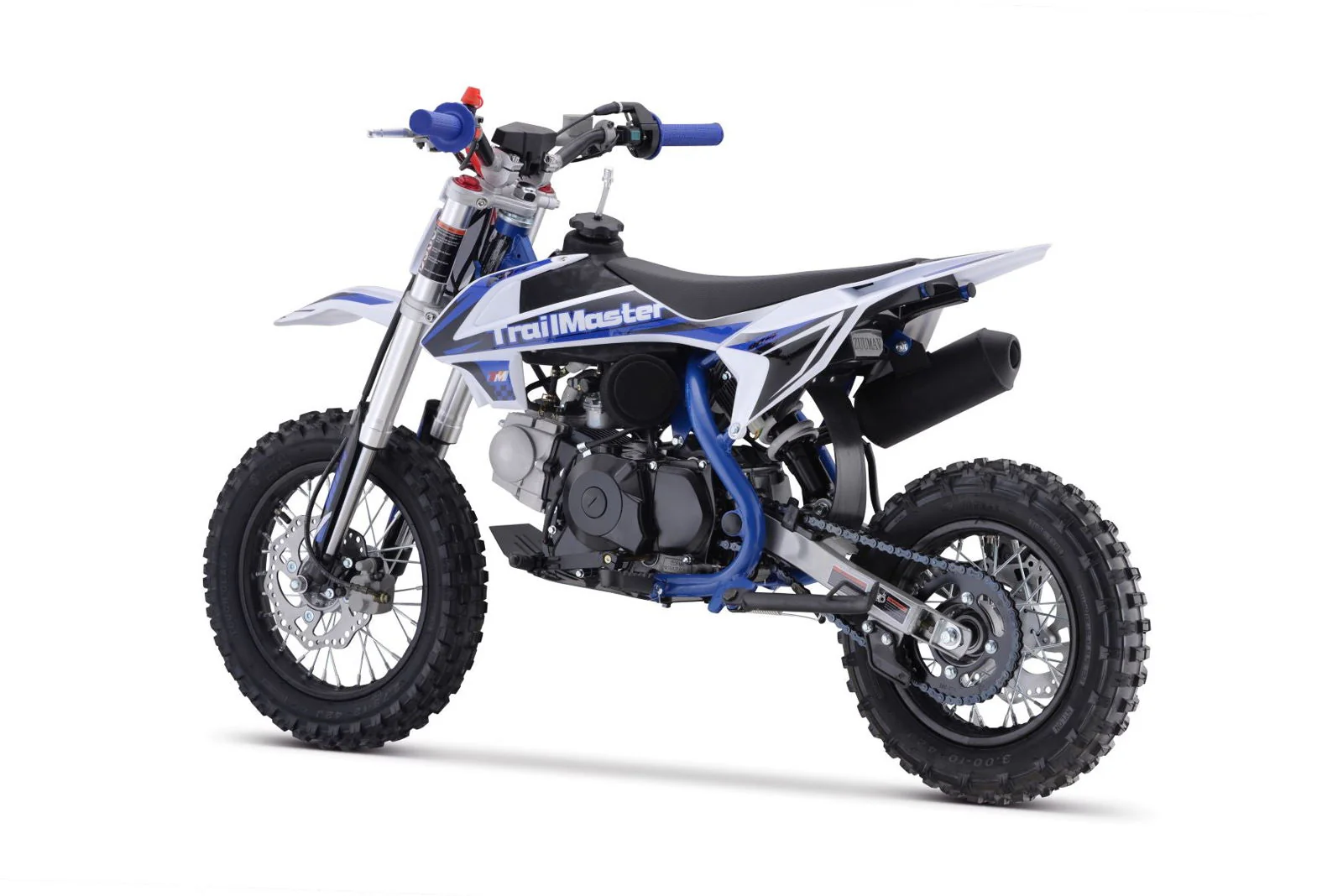 TrailMaster TM15 110cc Dirt Bike, 4-Speed Semi-Auto, Electric Start w/Kick backup, Dual Disc Brakes (12/10) Ages 8-12 - Image 6