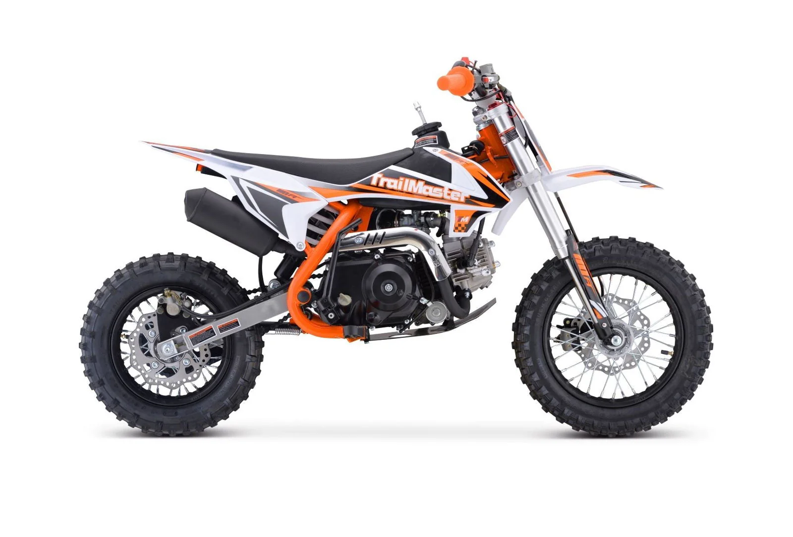 TrailMaster TM15 110cc Dirt Bike, 4-Speed Semi-Auto, Electric Start w/Kick backup, Dual Disc Brakes (12/10) Ages 8-12 - Image 8
