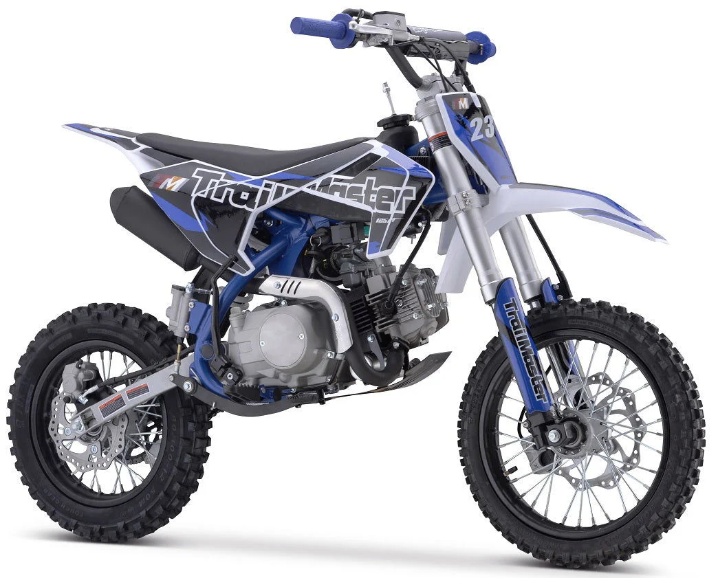 TrailMaster TM23 125cc Dirt Bike, 4-Speed Auto, Electric Start (14/12), Ages 12 and up - Image 4