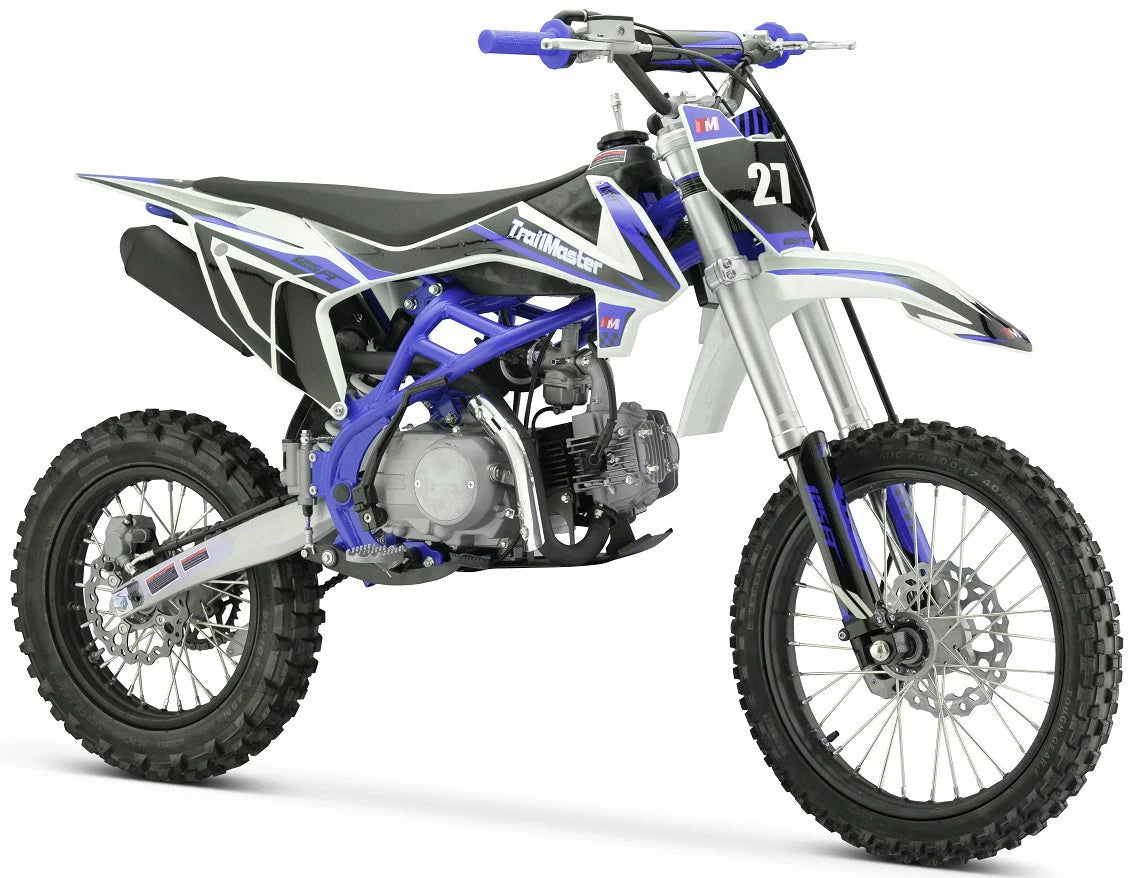 TrailMaster TM27 125cc Large Frame, Dirt Bike 4-Speed Manual (17/14), Ages 12 and up - Image 3
