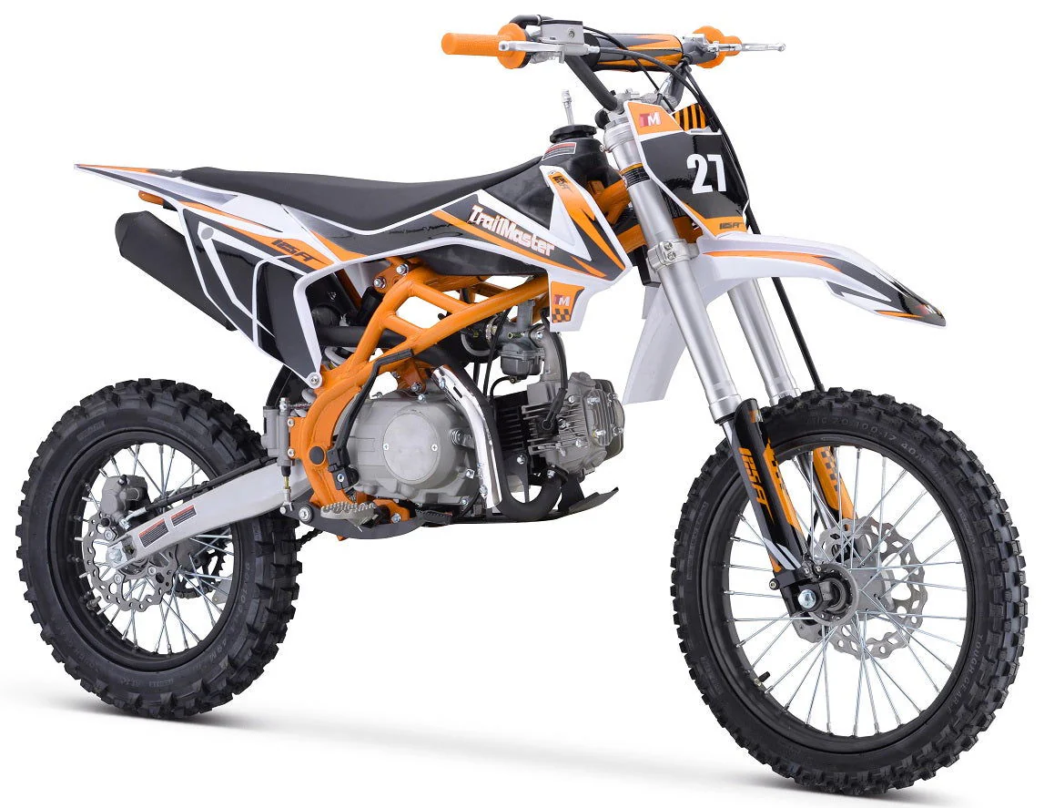 TrailMaster TM27 125cc Large Frame, Dirt Bike 4-Speed Manual (17/14), Ages 12 and up - Image 6