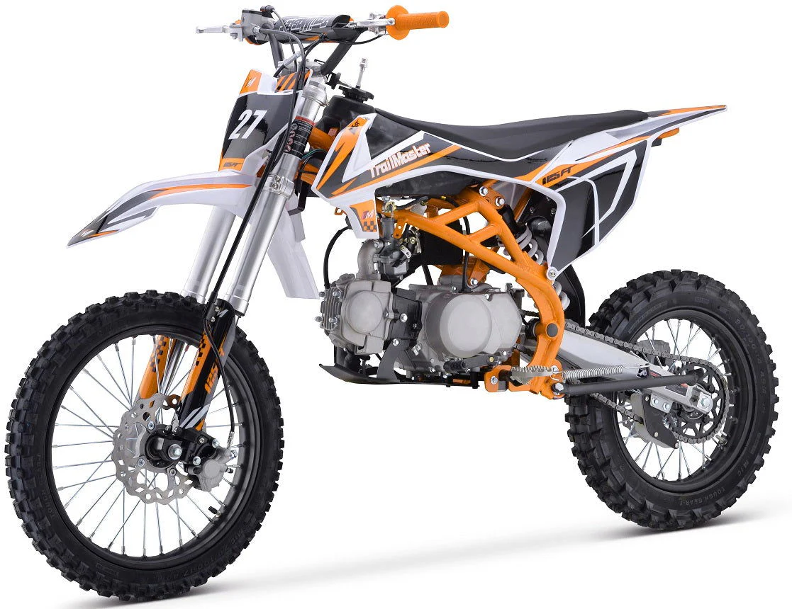TrailMaster TM27 125cc Large Frame, Dirt Bike 4-Speed Manual (17/14), Ages 12 and up - Image 7