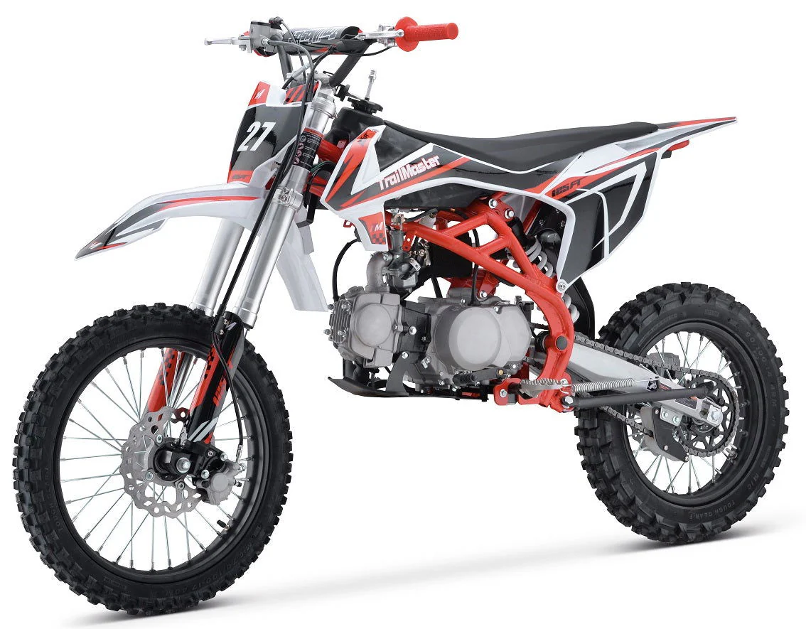 TrailMaster TM27 125cc Large Frame, Dirt Bike 4-Speed Manual (17/14), Ages 12 and up - Image 8