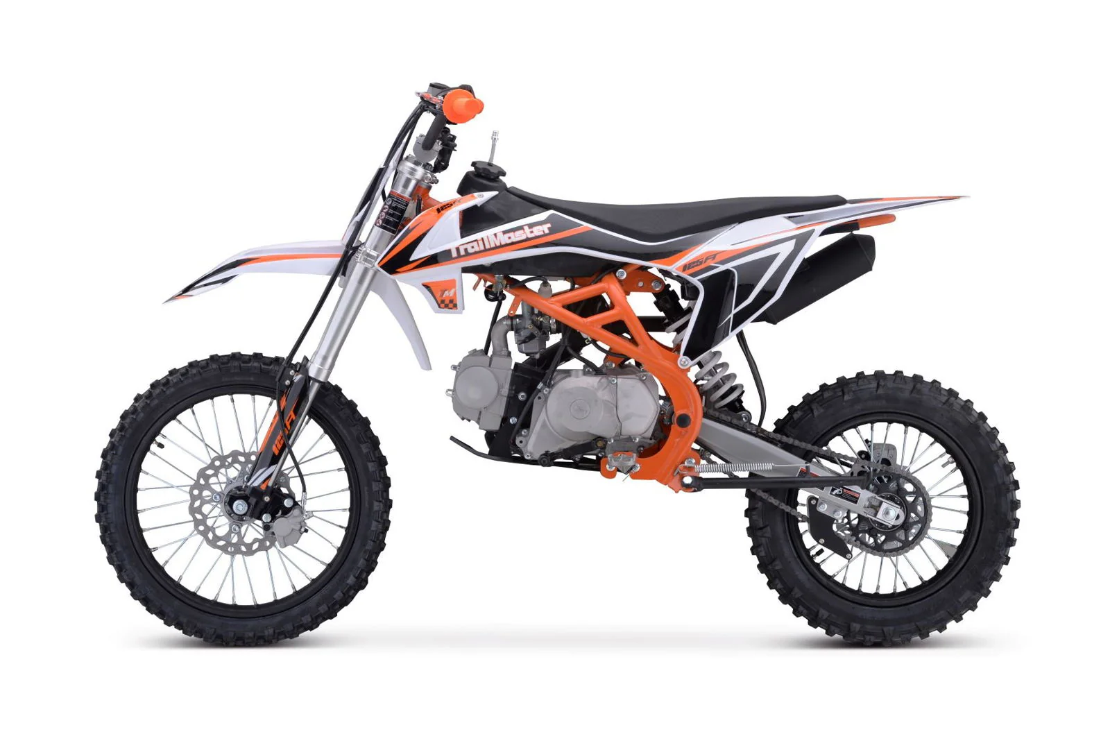 TrailMaster TM29 125cc Dirt Bike, Large Frame, 4-Speed Manual, with Electric Start (17/14), Ages 12 and up - Image 9