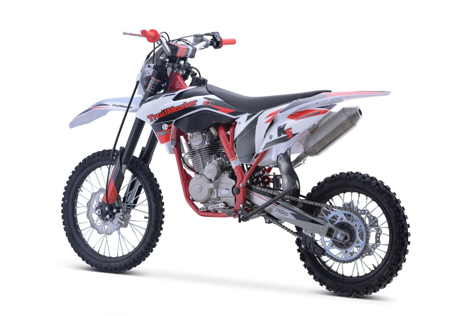 TrailMaster TM31 250cc Dirt Bike 5-Speed Manual Dual Disc Brakes, Electric Start with Kick backup (19/16) - Image 10