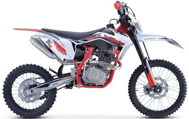 TrailMaster TM31 250cc Dirt Bike 5-Speed Manual Dual Disc Brakes, Electric Start with Kick backup (19/16) - Image 4
