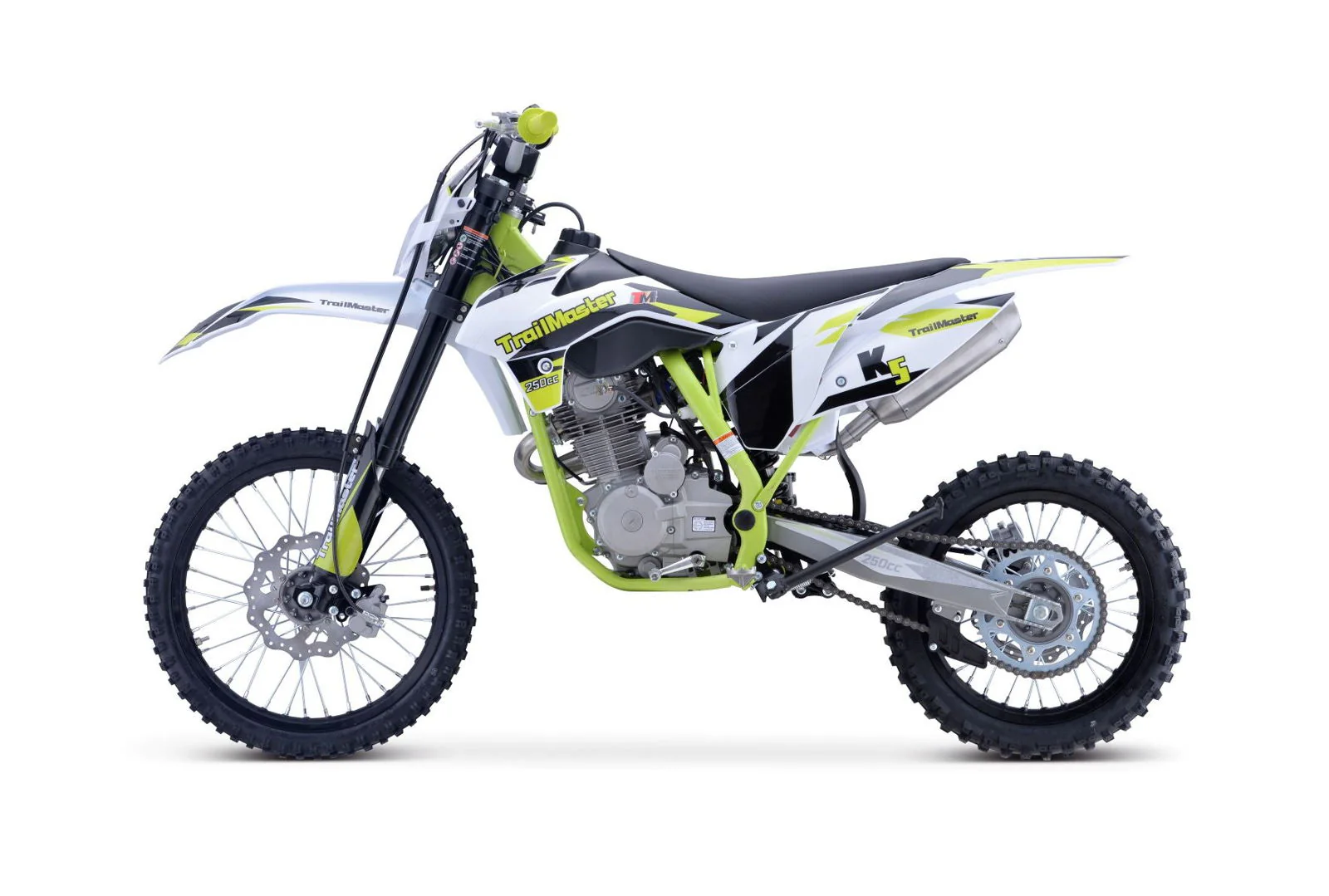 TrailMaster TM31 250cc Dirt Bike 5-Speed Manual Dual Disc Brakes, Electric Start with Kick backup (19/16) - Image 7