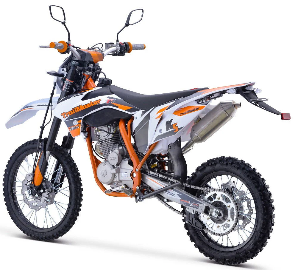 TrailMaster TM31X PRO 250cc Dirt Bike 5-Speed Manual Dual Disc Brakes, Electric Start with Kick backup (19/16) - Image 12