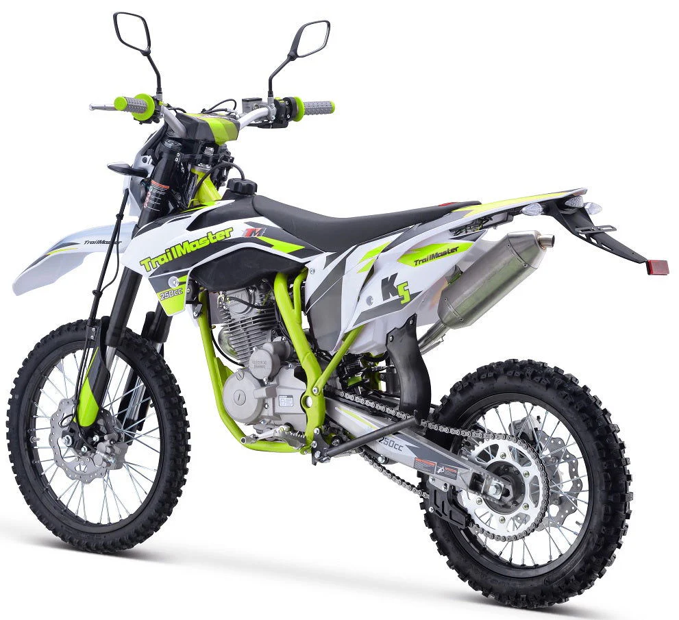 TrailMaster TM31X PRO 250cc Dirt Bike 5-Speed Manual Dual Disc Brakes, Electric Start with Kick backup (19/16) - Image 18