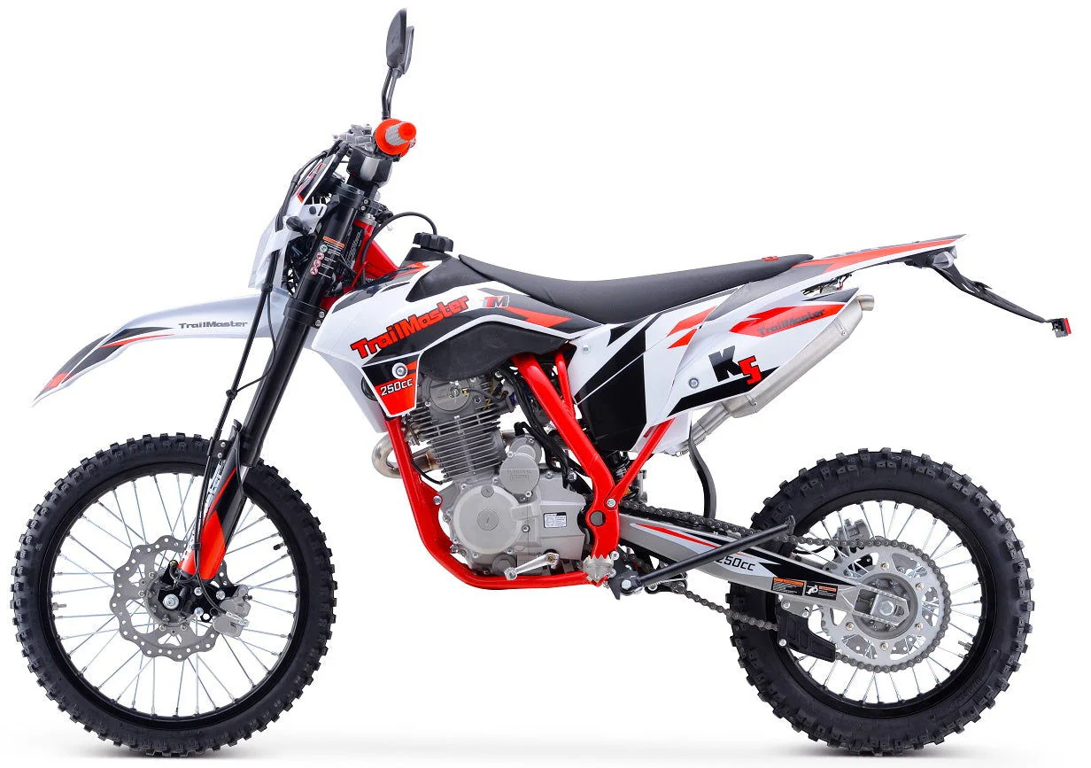 TrailMaster TM31X PRO 250cc Dirt Bike 5-Speed Manual Dual Disc Brakes, Electric Start with Kick backup (19/16) - Image 21