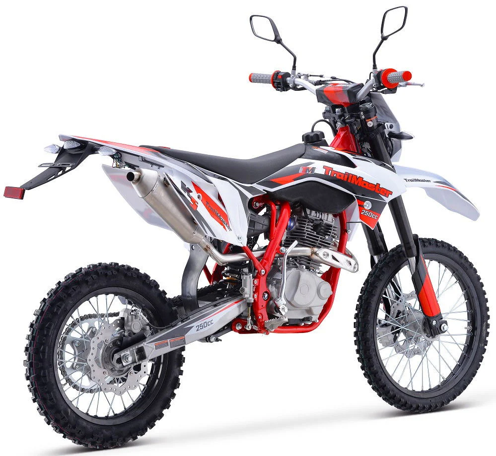 TrailMaster TM31X PRO 250cc Dirt Bike 5-Speed Manual Dual Disc Brakes, Electric Start with Kick backup (19/16) - Image 23