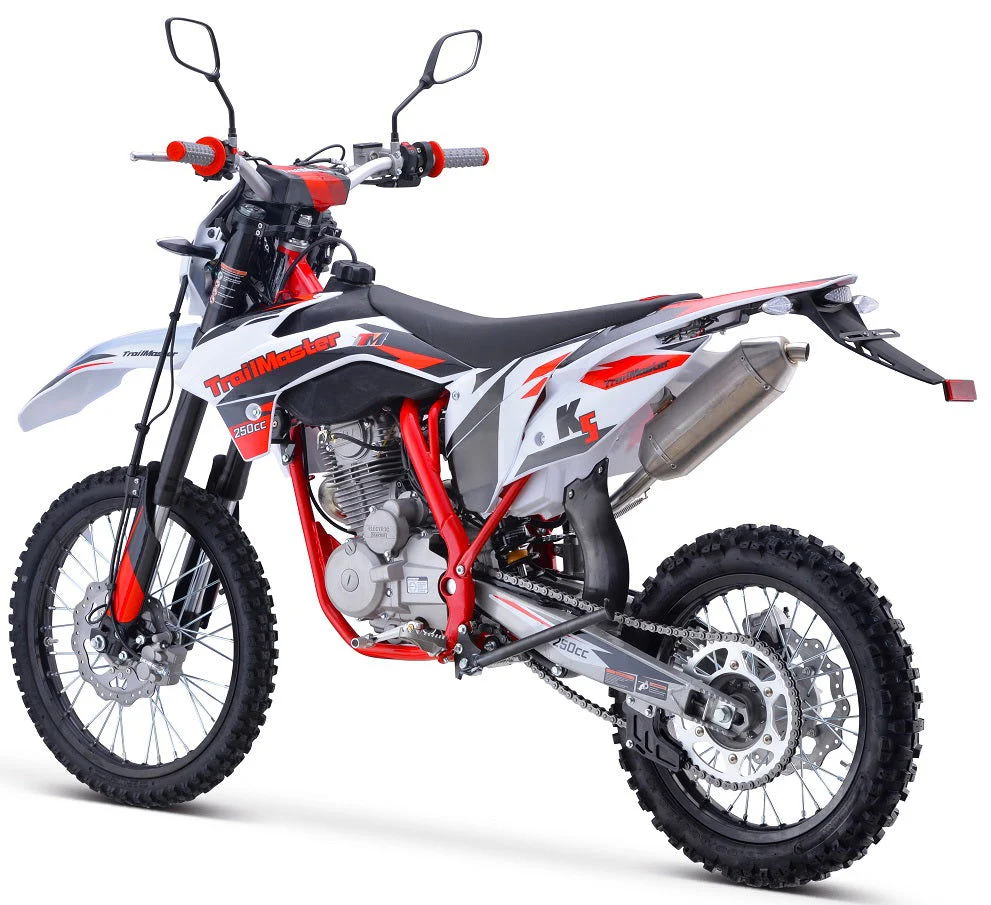 TrailMaster TM31X PRO 250cc Dirt Bike 5-Speed Manual Dual Disc Brakes, Electric Start with Kick backup (19/16) - Image 25