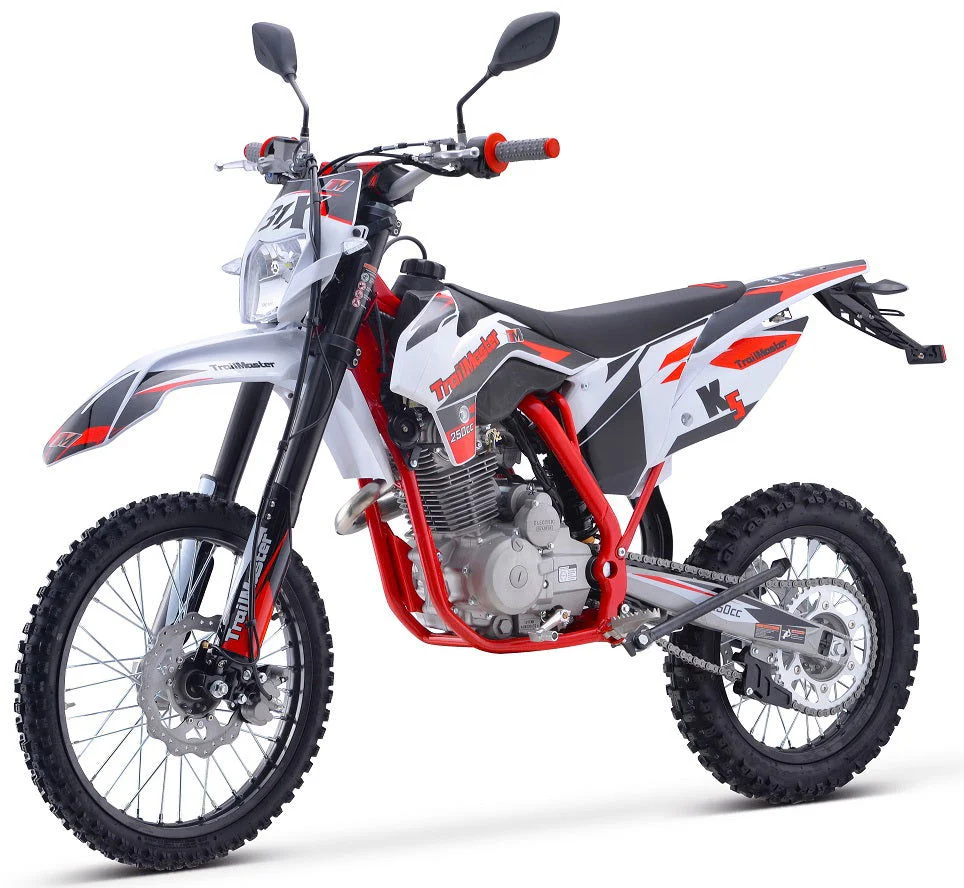 TrailMaster TM31X PRO 250cc Dirt Bike 5-Speed Manual Dual Disc Brakes, Electric Start with Kick backup (19/16) - Image 4
