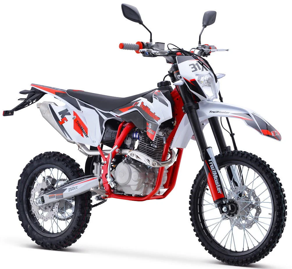 TrailMaster TM31X PRO 250cc Dirt Bike 5-Speed Manual Dual Disc Brakes, Electric Start with Kick backup (19/16) - Image 6
