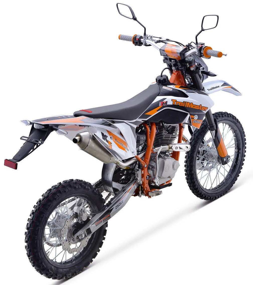 TrailMaster TM31X PRO 250cc Dirt Bike 5-Speed Manual Dual Disc Brakes, Electric Start with Kick backup (19/16) - Image 7