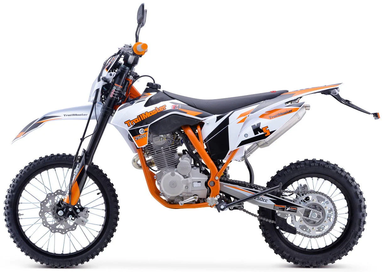 TrailMaster TM31X PRO 250cc Dirt Bike 5-Speed Manual Dual Disc Brakes, Electric Start with Kick backup (19/16) - Image 8