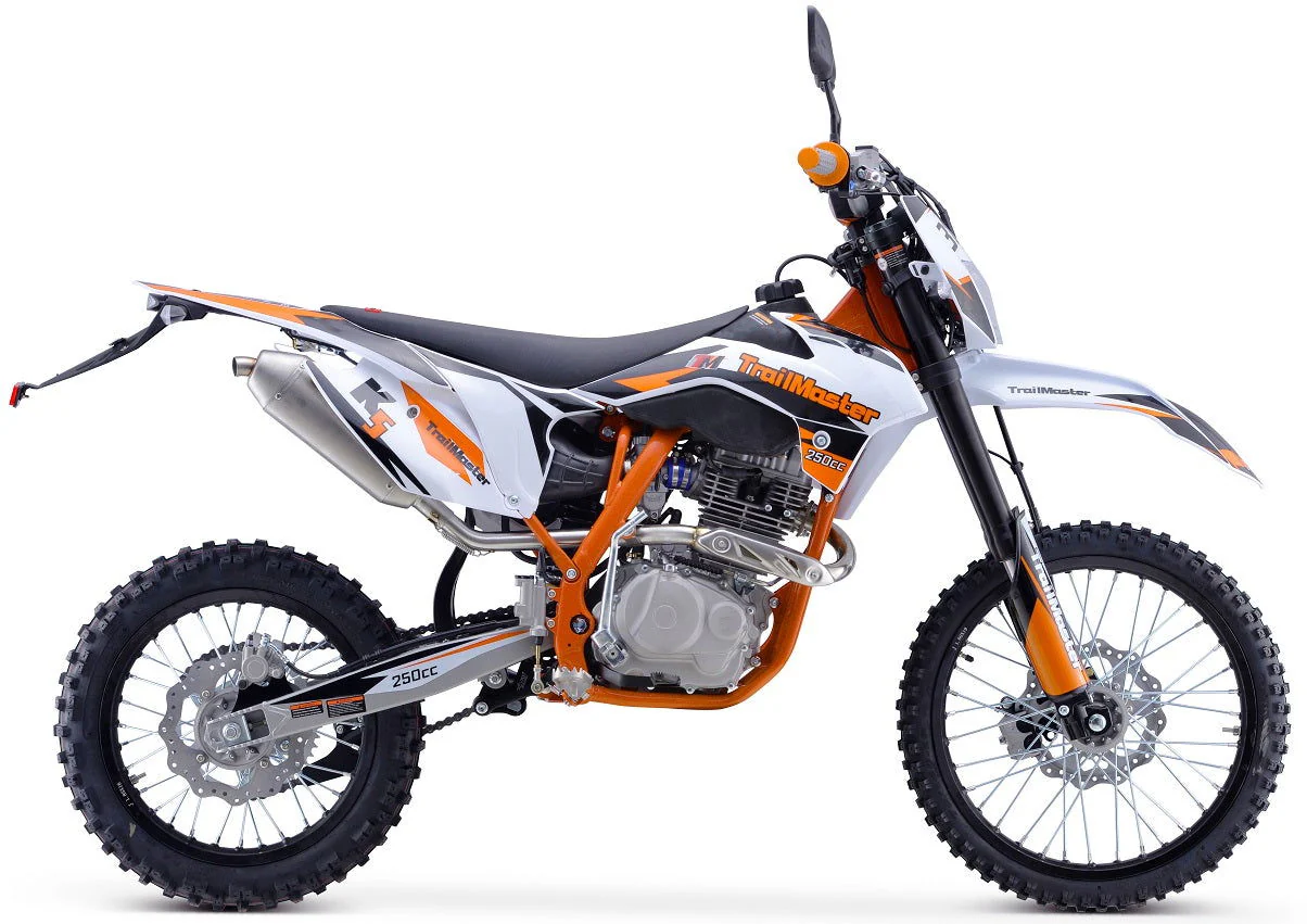 TrailMaster TM31X PRO 250cc Dirt Bike 5-Speed Manual Dual Disc Brakes, Electric Start with Kick backup (19/16) - Image 9