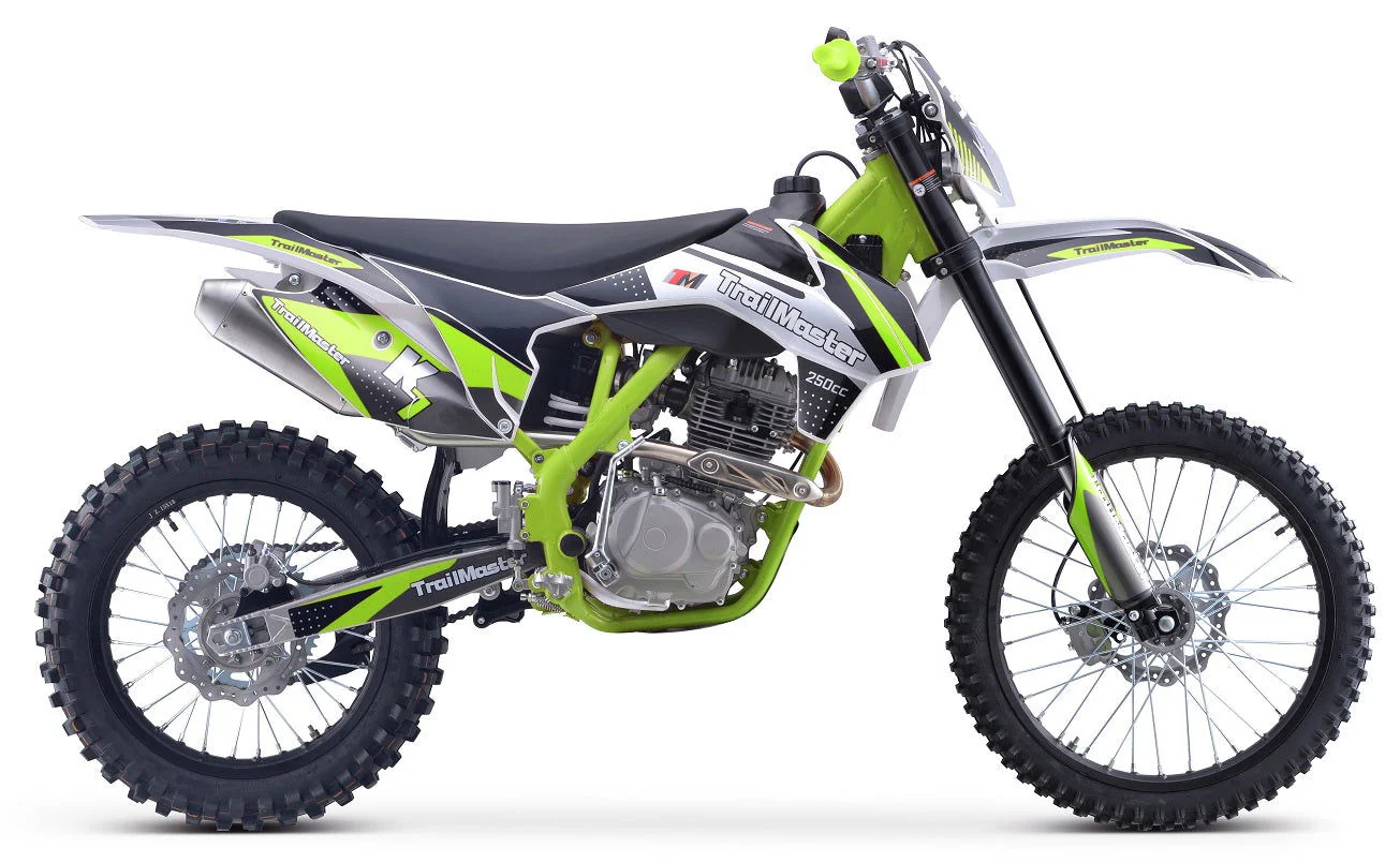 TrailMaster TM33 250 Dirt Bike, 5-Speed Manual, Dual Disc Brakes (21/18) - Image 11
