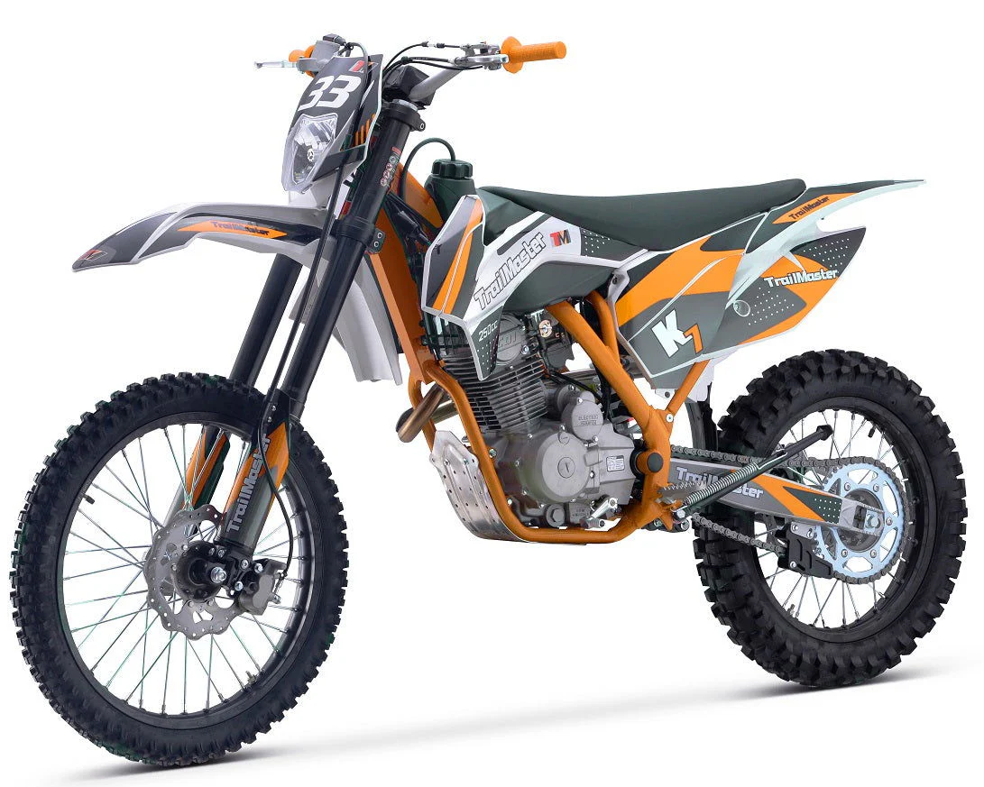 TrailMaster TM33 250 Dirt Bike, 5-Speed Manual, Dual Disc Brakes (21/18) - Image 22