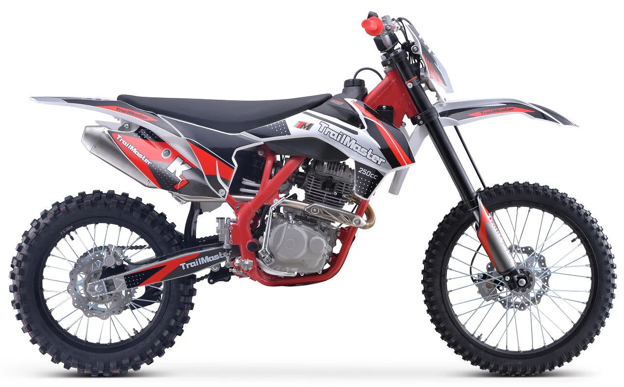 TrailMaster TM33 250 Dirt Bike, 5-Speed Manual, Dual Disc Brakes (21/18) - Image 4