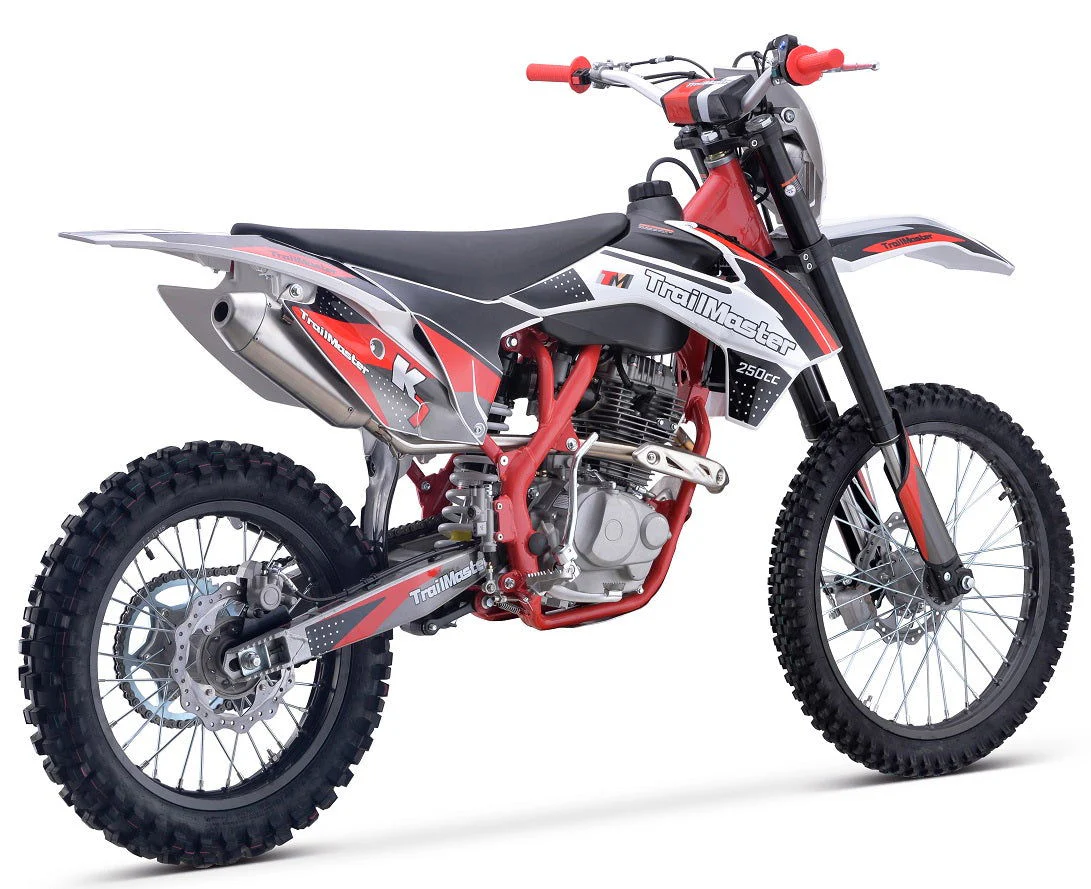 TrailMaster TM33 250 Dirt Bike, 5-Speed Manual, Dual Disc Brakes (21/18) - Image 5