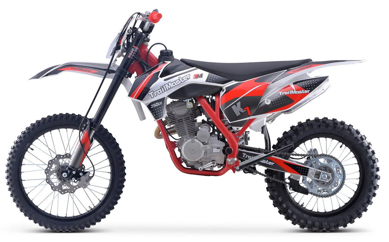TrailMaster TM33 250 Dirt Bike, 5-Speed Manual, Dual Disc Brakes (21/18) - Image 8