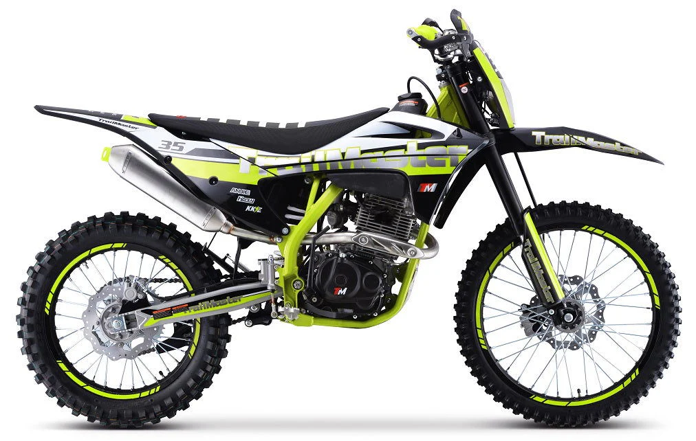 TrailMaster TM35 250cc Dirt Bike, 5-Speed Manual, Dual Disc Brakes, (21/18) Wheels - Image 10