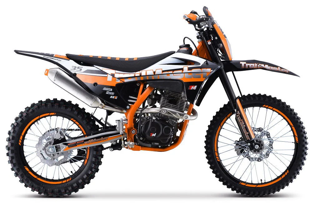 TrailMaster TM35 250cc Dirt Bike, 5-Speed Manual, Dual Disc Brakes, (21/18) Wheels - Image 11