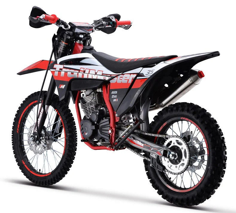 TrailMaster TM35 250cc Dirt Bike, 5-Speed Manual, Dual Disc Brakes, (21/18) Wheels - Image 18