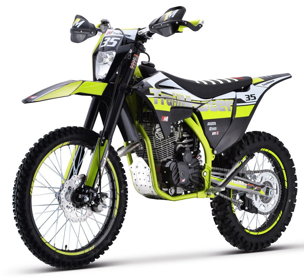 TrailMaster TM35 250cc Dirt Bike, 5-Speed Manual, Dual Disc Brakes, (21/18) Wheels - Image 4