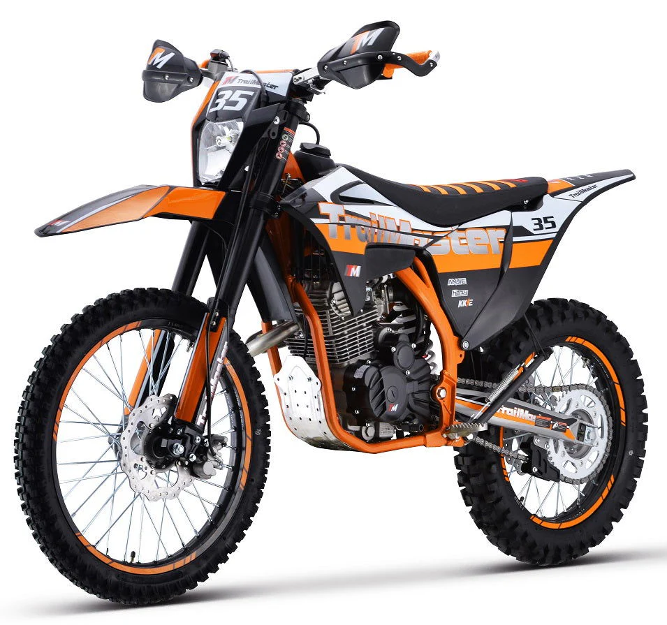 TrailMaster TM35 250cc Dirt Bike, 5-Speed Manual, Dual Disc Brakes, (21/18) Wheels - Image 5