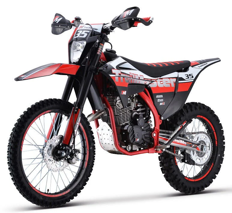 TrailMaster TM35 250cc Dirt Bike, 5-Speed Manual, Dual Disc Brakes, (21/18) Wheels - Image 6