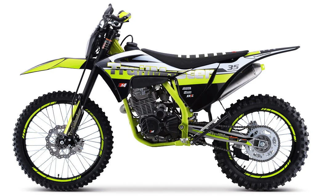 TrailMaster TM35 250cc Dirt Bike, 5-Speed Manual, Dual Disc Brakes, (21/18) Wheels - Image 7