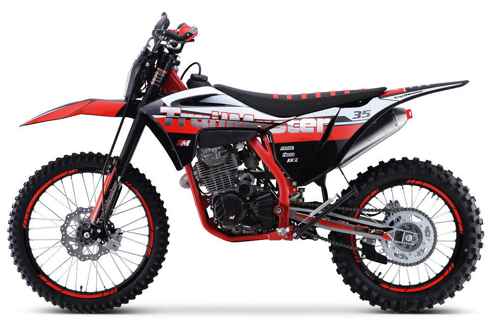 TrailMaster TM35 250cc Dirt Bike, 5-Speed Manual, Dual Disc Brakes, (21/18) Wheels - Image 9