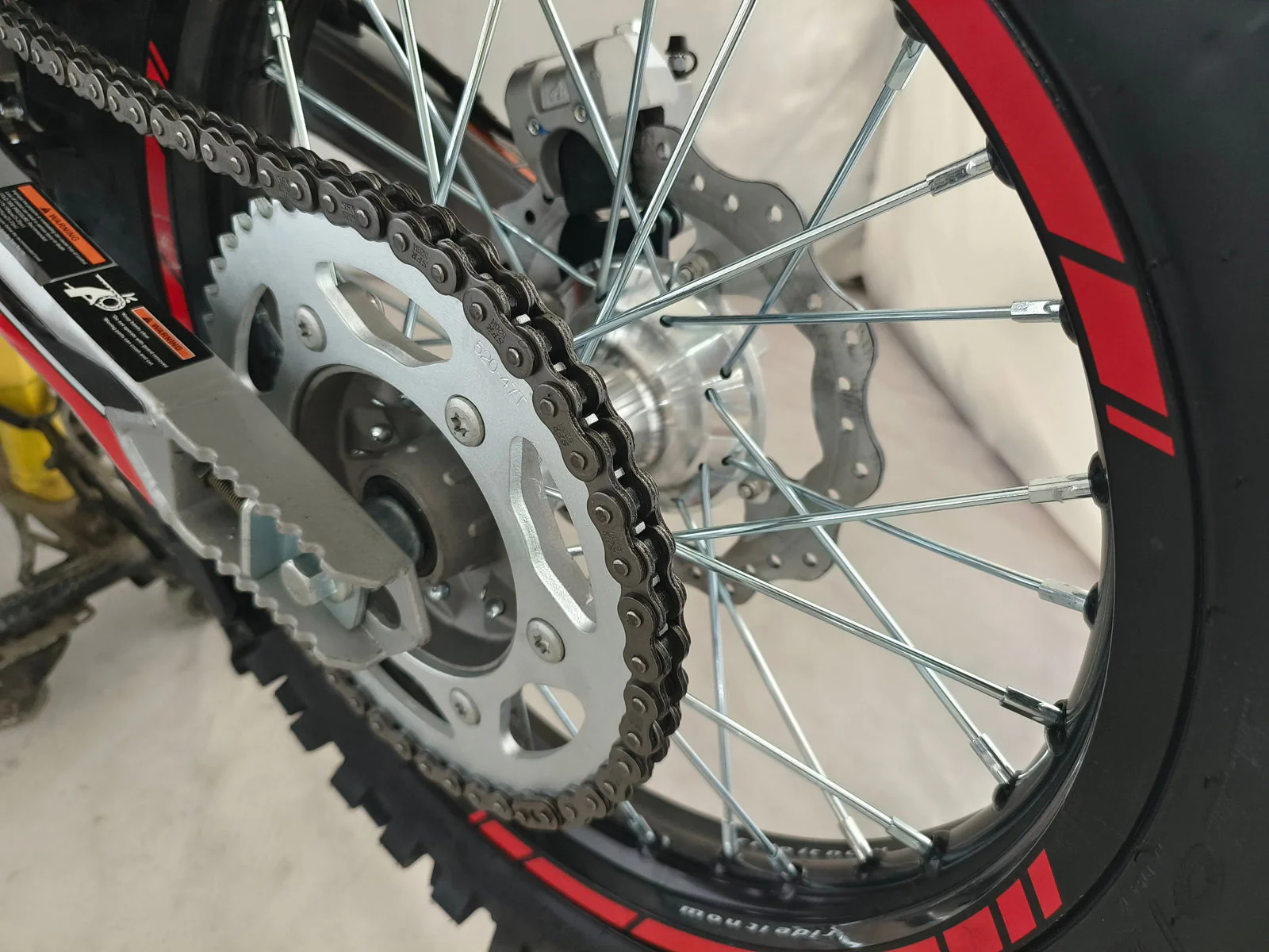 TrailMaster TM35X 250cc Dual Sport Dirt Bike, 5-Speed Manual, Dual Disc Brakes, (21/18) Wheels - Image 15