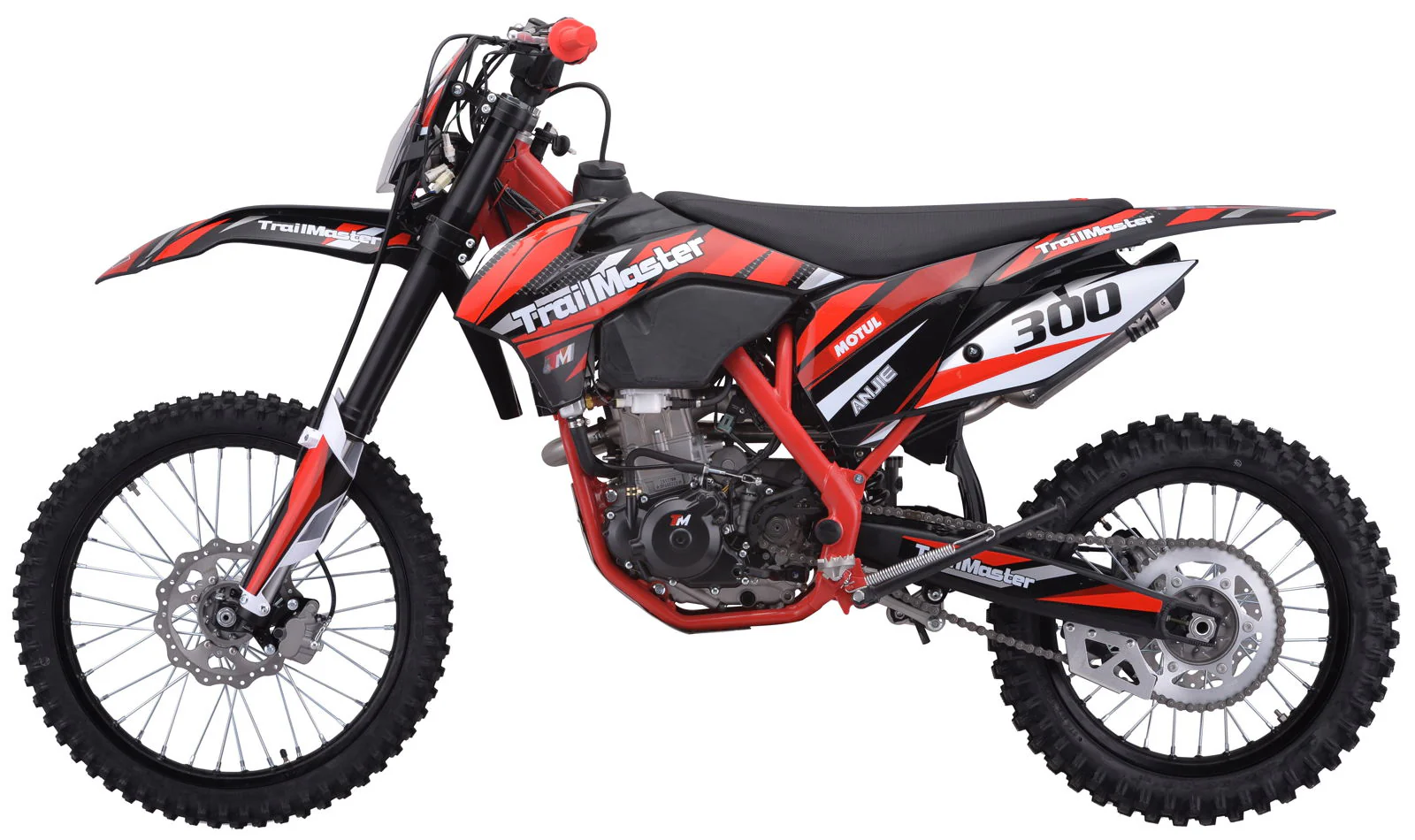 TrailMaster TM38E 300 EFI Dirtbike 31hp, 6-Speed Manual, Liquid Cooled - Image 10