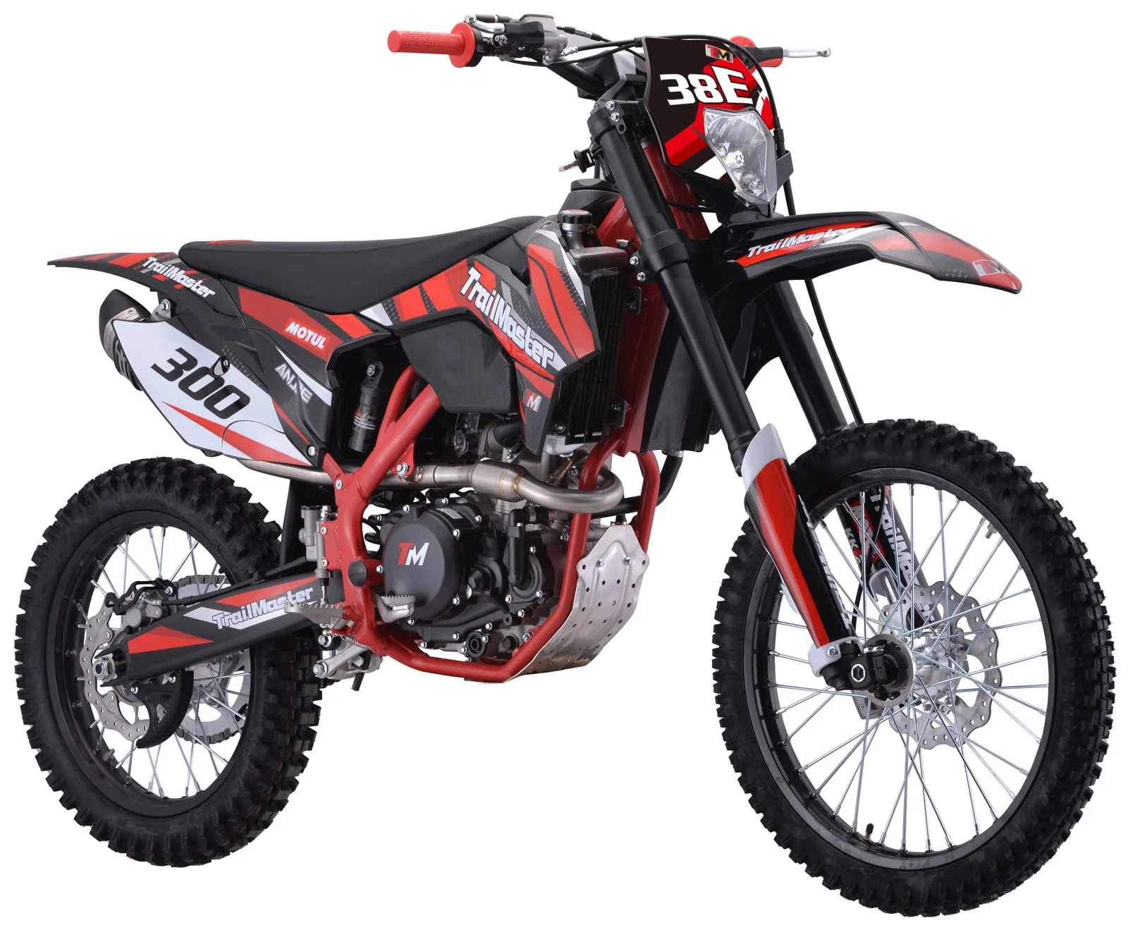 TrailMaster TM38E 300 EFI Dirtbike 31hp, 6-Speed Manual, Liquid Cooled - Image 3