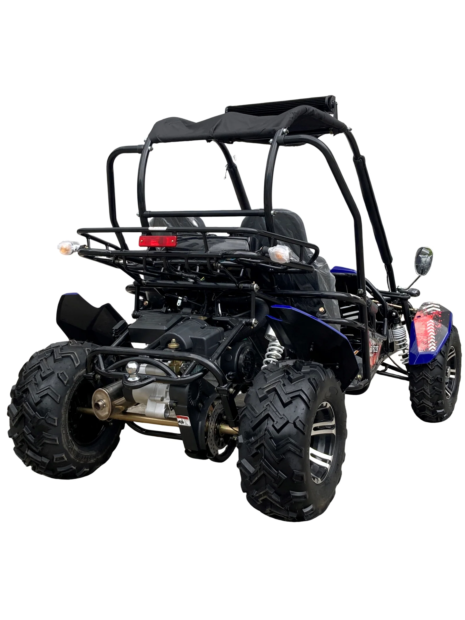 TrailMaster Blazer 200EX EFI Buggy Go Kart, LED Light Bar, Windshield Included - Image 17
