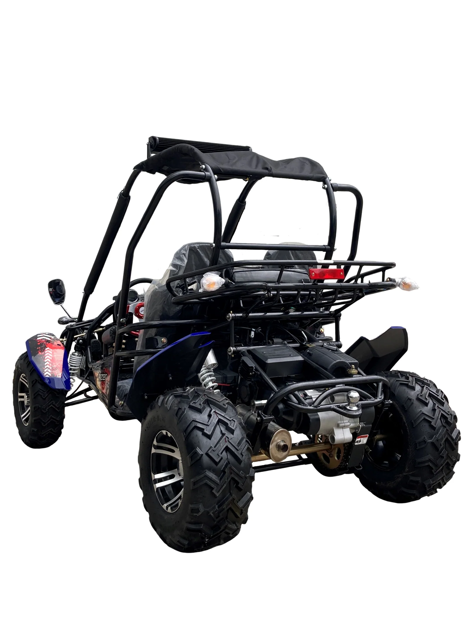 TrailMaster Blazer 200EX EFI Buggy Go Kart, LED Light Bar, Windshield Included - Image 18