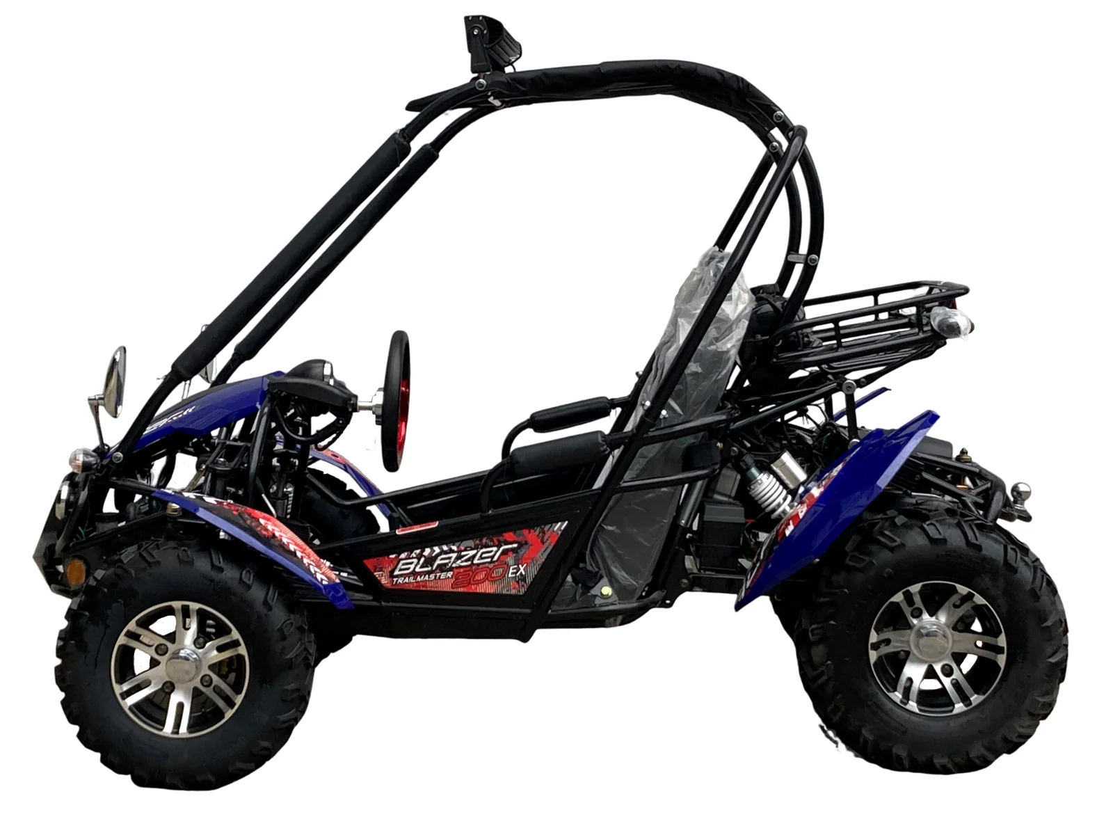 TrailMaster Blazer 200EX EFI Buggy Go Kart, LED Light Bar, Windshield Included - Image 20