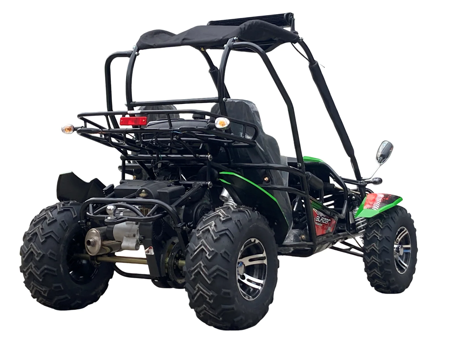 TrailMaster Blazer 200EX EFI Buggy Go Kart, LED Light Bar, Windshield Included - Image 22