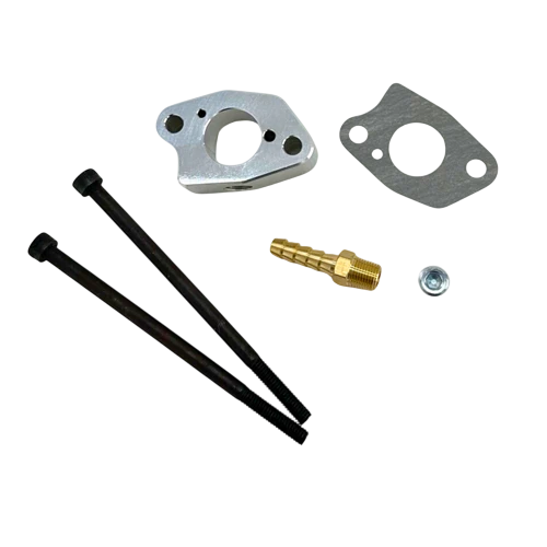 Vacuum Port Adapter/Spacer, Aluminum with Pulse Fitting, Manifold, GX200