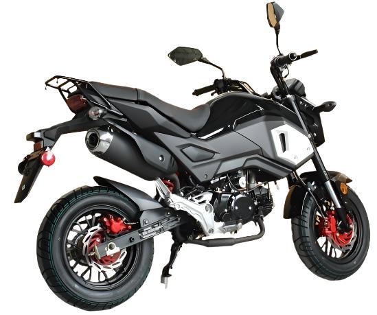 Vader 125cc Motorcycle, 4-Speed Manual, Hydraulic Disc Brakes, 12-inch Wheels - Image 10
