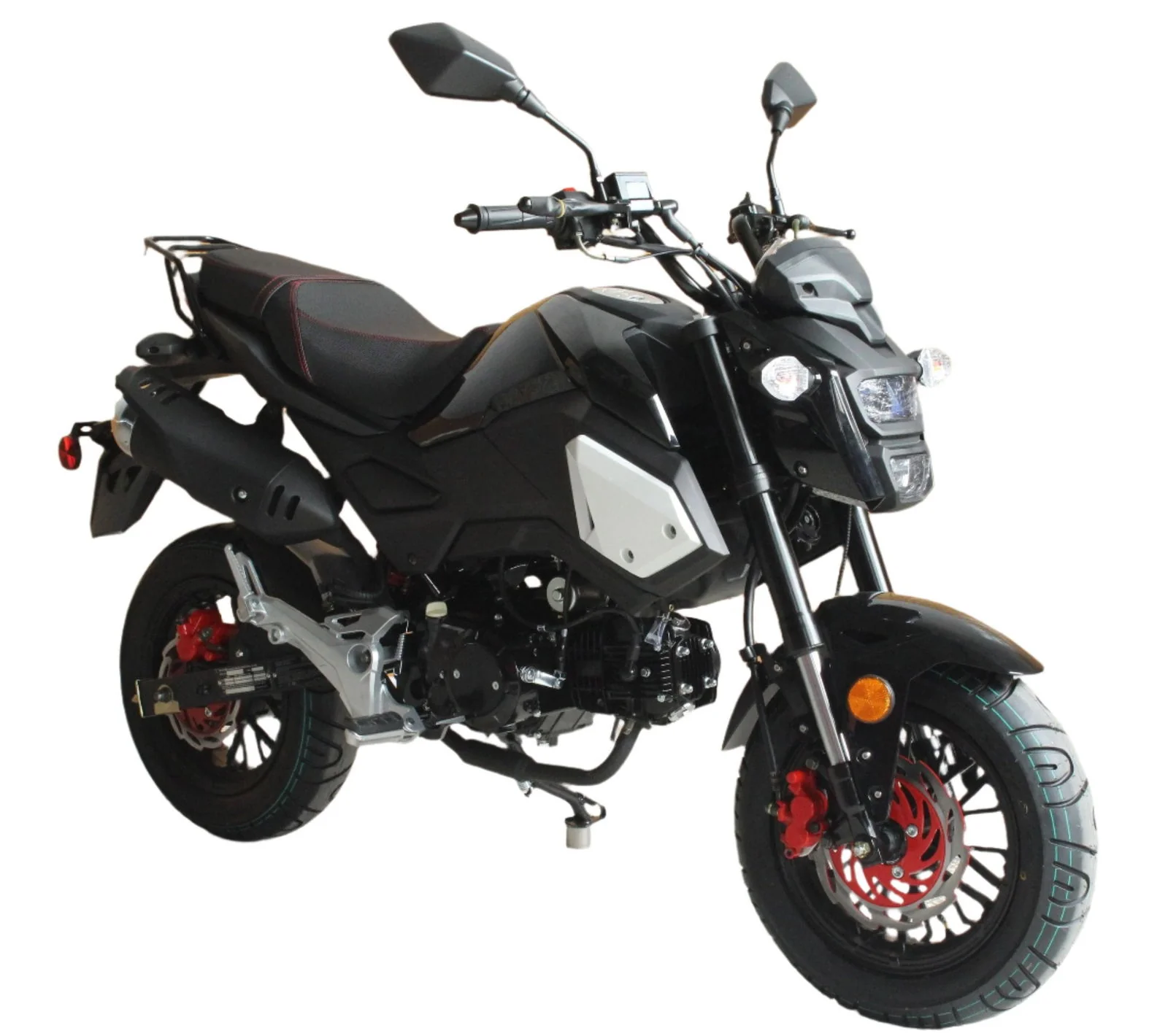 Vader 125cc Motorcycle, 4-Speed Manual, Hydraulic Disc Brakes, 12-inch Wheels - Image 5
