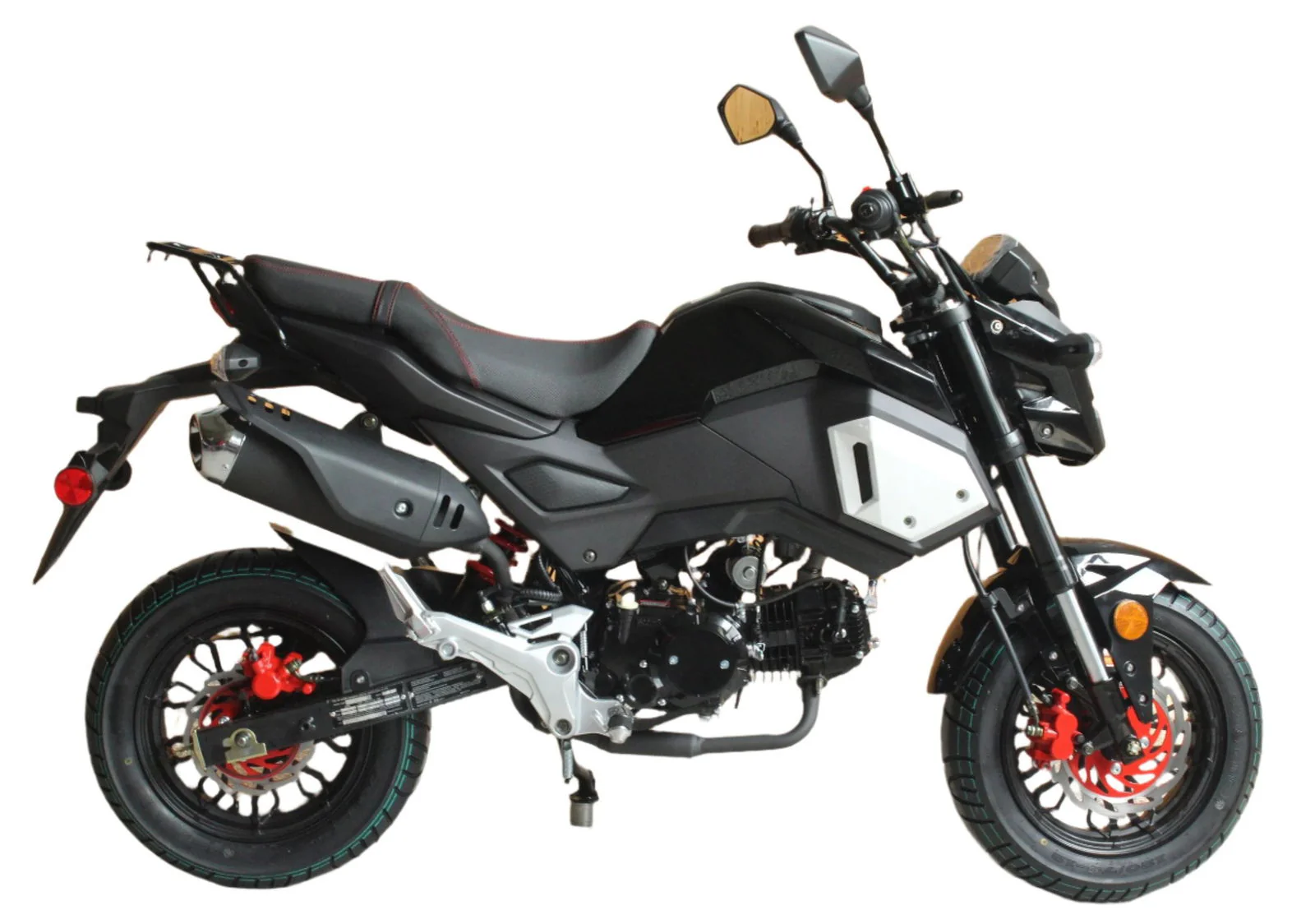 Vader 125cc Motorcycle, 4-Speed Manual, Hydraulic Disc Brakes, 12-inch Wheels - Image 6