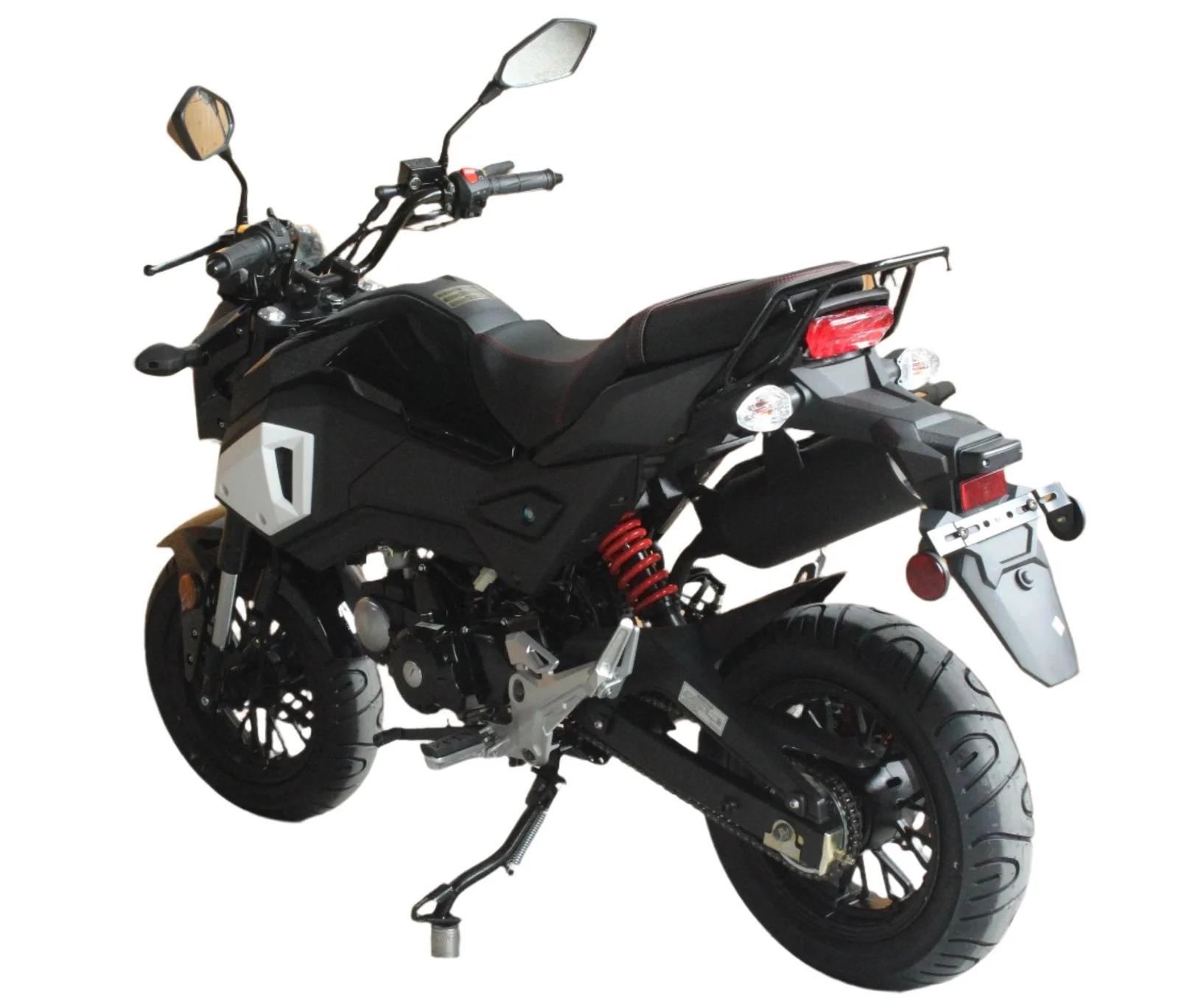 Vader 125cc Motorcycle, 4-Speed Manual, Hydraulic Disc Brakes, 12-inch Wheels - Image 9